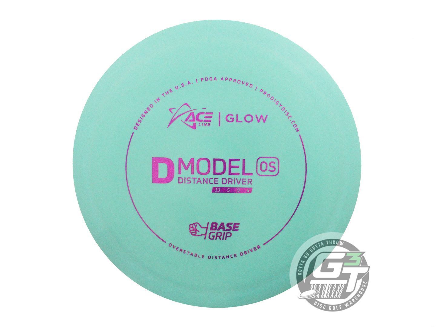 Prodigy Ace Line Glow Base Grip D Model OS Distance Driver Golf Disc (Individually Listed)