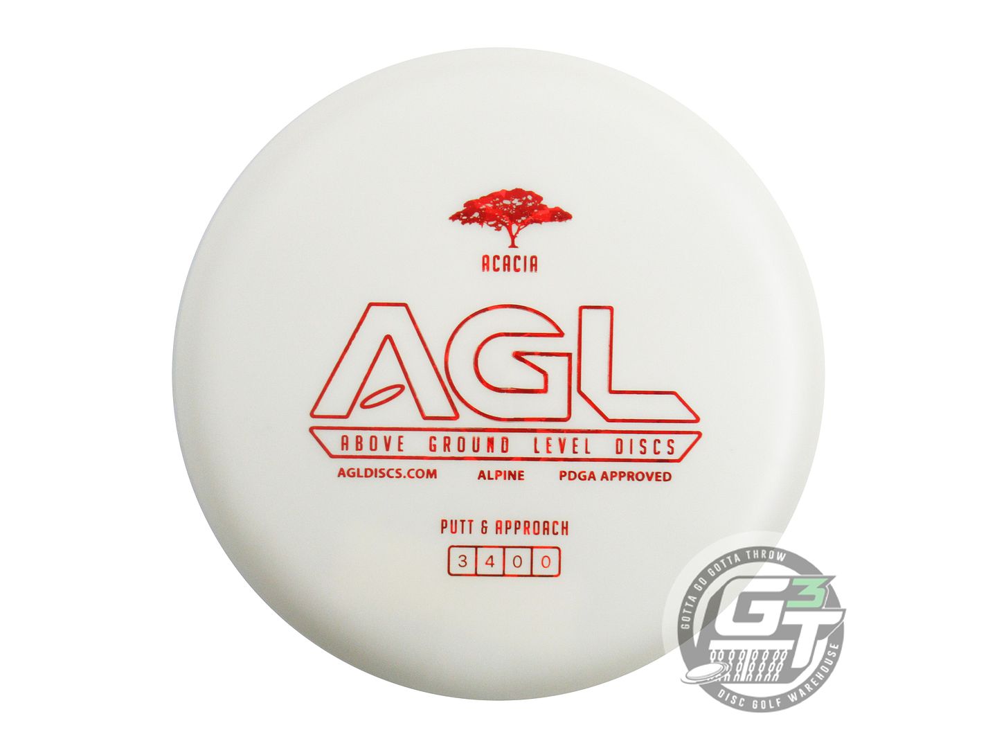 Above Ground Level Glow Alpine Acacia Putter Golf Disc (Individually Listed)