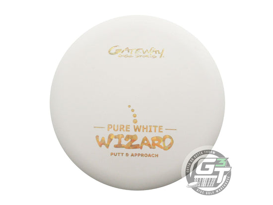 Gateway Pure White Wizard Putter Golf Disc (Individually Listed)