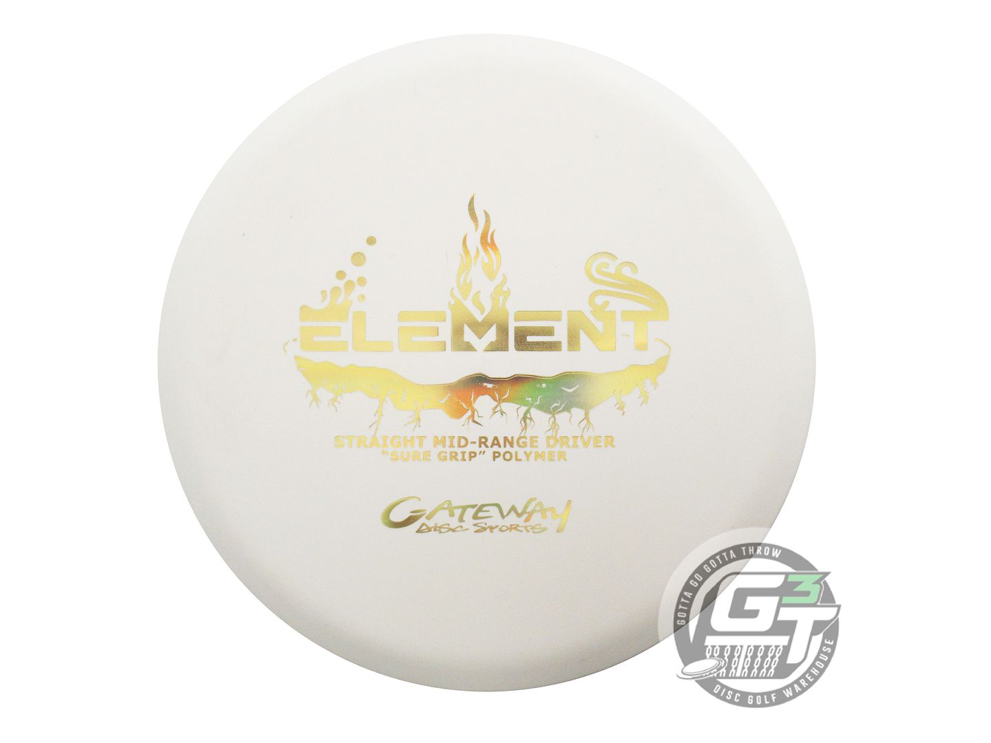 Gateway Sure Grip Element Midrange Golf Disc (Individually Listed)