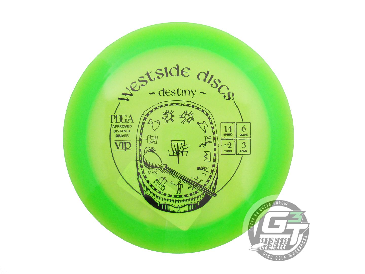 Westside VIP Destiny Distance Driver Golf Disc (Individually Listed)