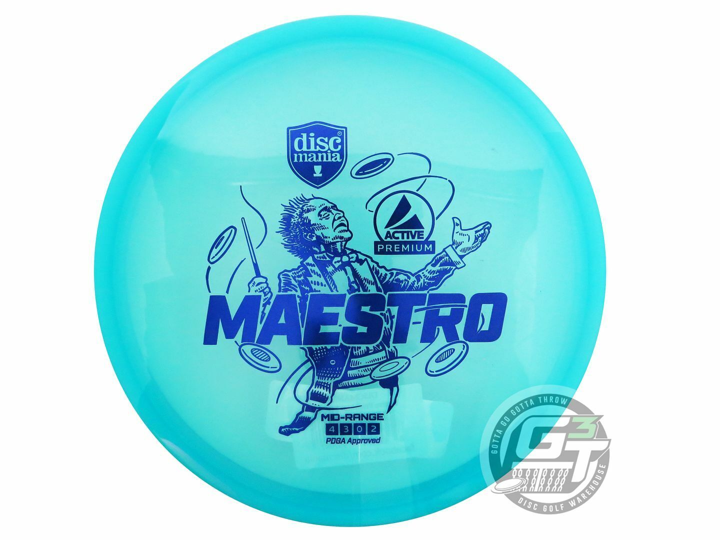 Discmania Active Premium Maestro Midrange Golf Disc (Individually Listed)