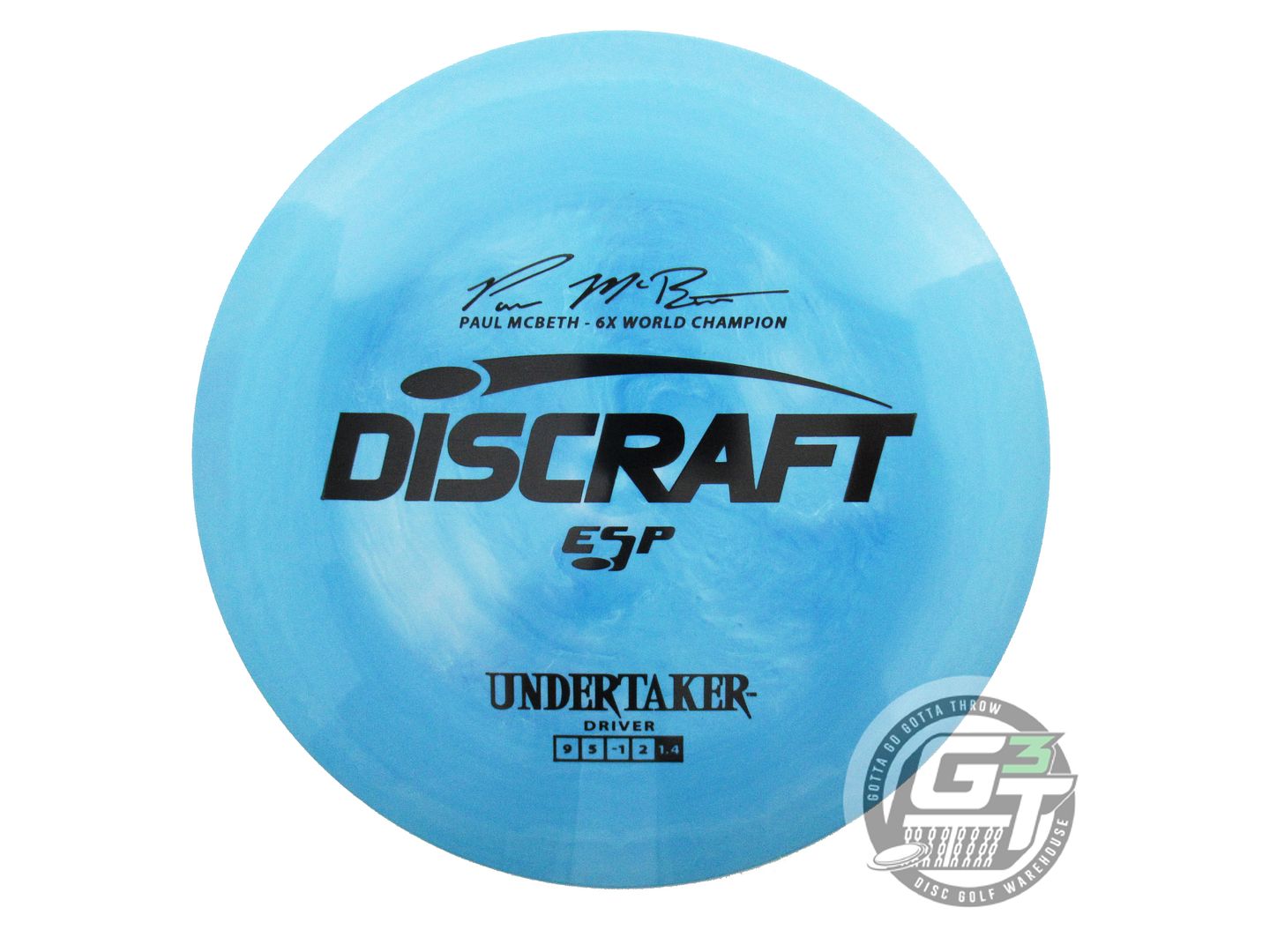 Discraft ESP Undertaker [Paul McBeth 6X] Distance Driver Golf Disc (Individually Listed)