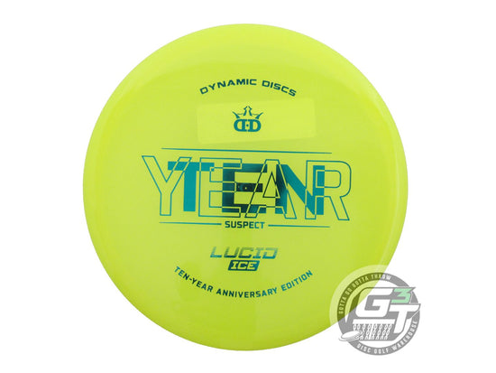 Dynamic Discs Limited Edition 10-Year Anniversary Lucid Ice Suspect Midrange Golf Disc (Individually Listed)