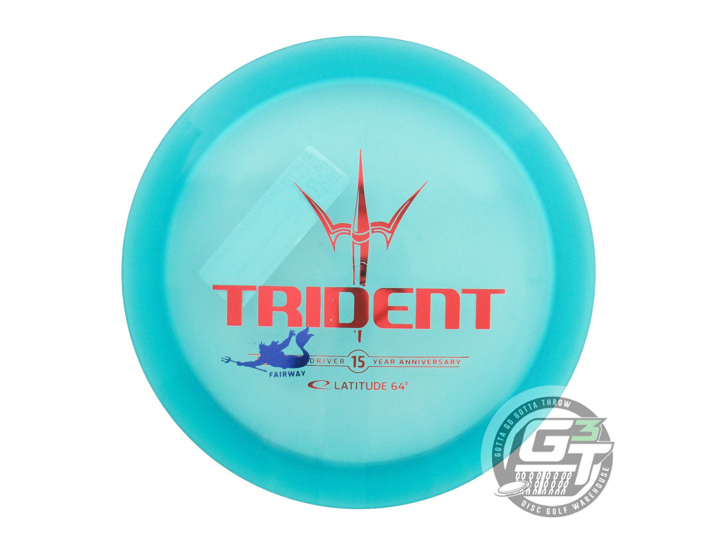 Latitude 64 Limited Edition 15-Year Anniversary Opto Ice Trident Fairway Driver Golf Disc (Individually Listed)