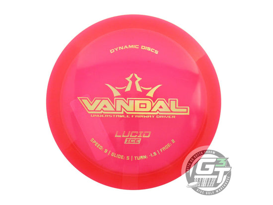 Dynamic Discs Lucid Ice Vandal Fairway Driver Golf Disc (Individually Listed)