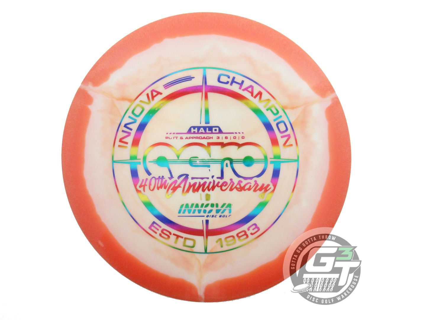Innova Limited Edition 40th Anniversary Halo Star Aero Putter Golf Disc (Individually Listed)