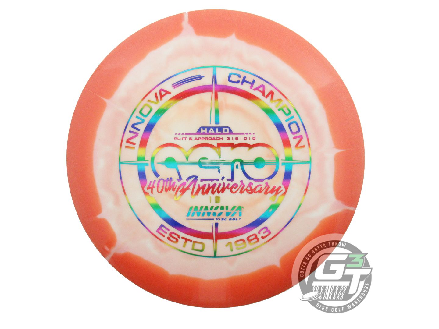 Innova Limited Edition 40th Anniversary Halo Star Aero Putter Golf Disc (Individually Listed)