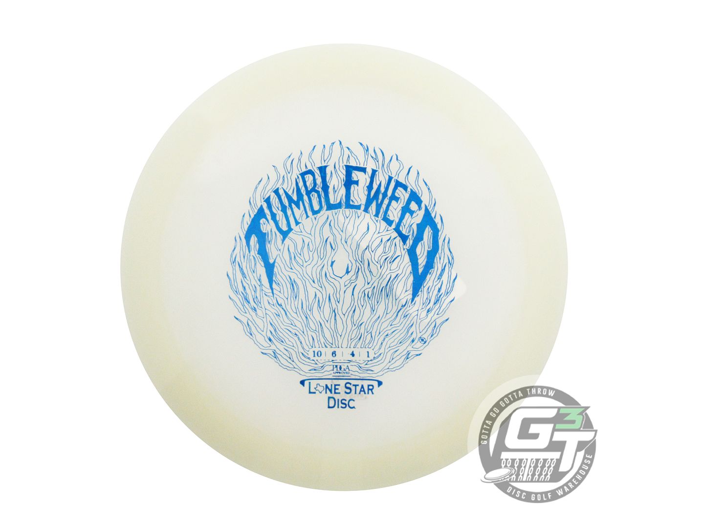 Lone Star Artist Series Glow Tumbleweed Distance Driver Golf Disc (Individually Listed)