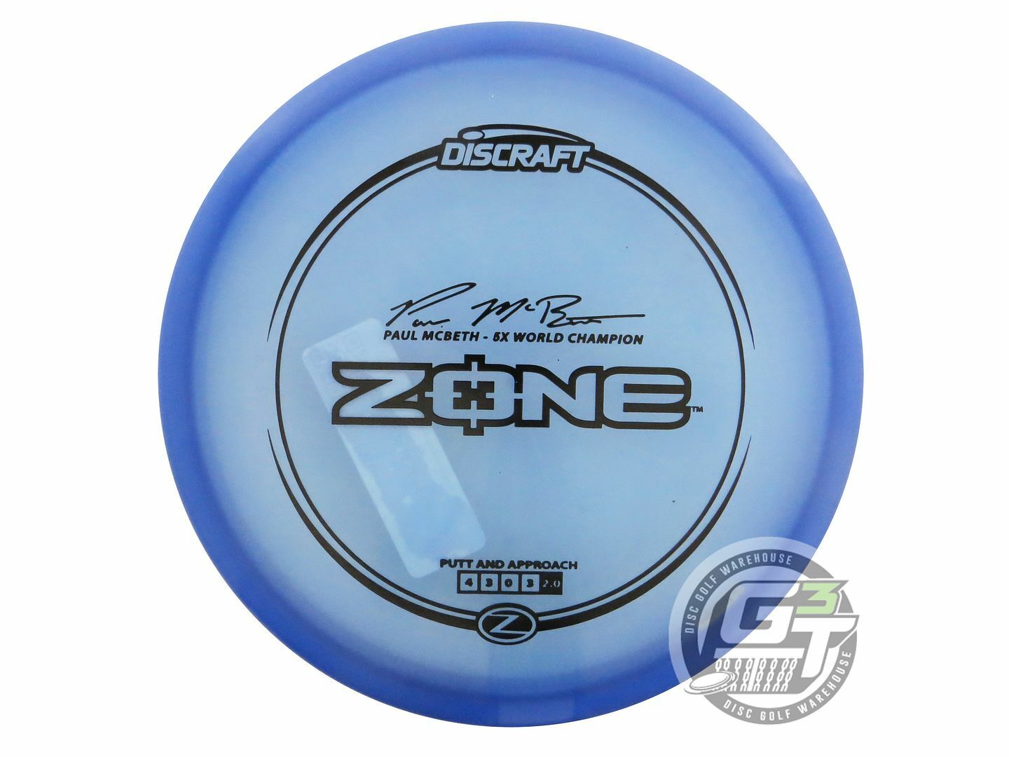 Discraft Elite Z Zone [Paul McBeth 5X] Putter Golf Disc (Individually Listed)