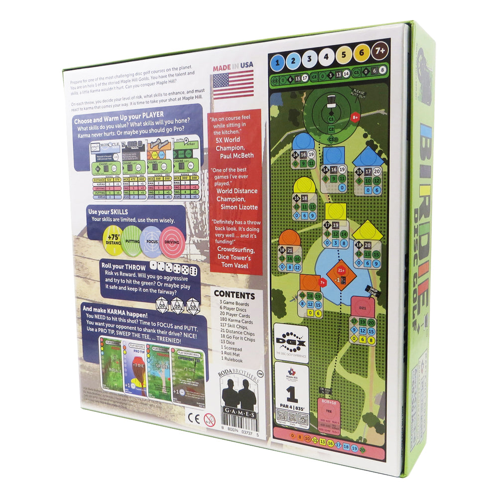 Boda Brothers Games Birdie Disc Golf Tabletop Board Game - Base Set