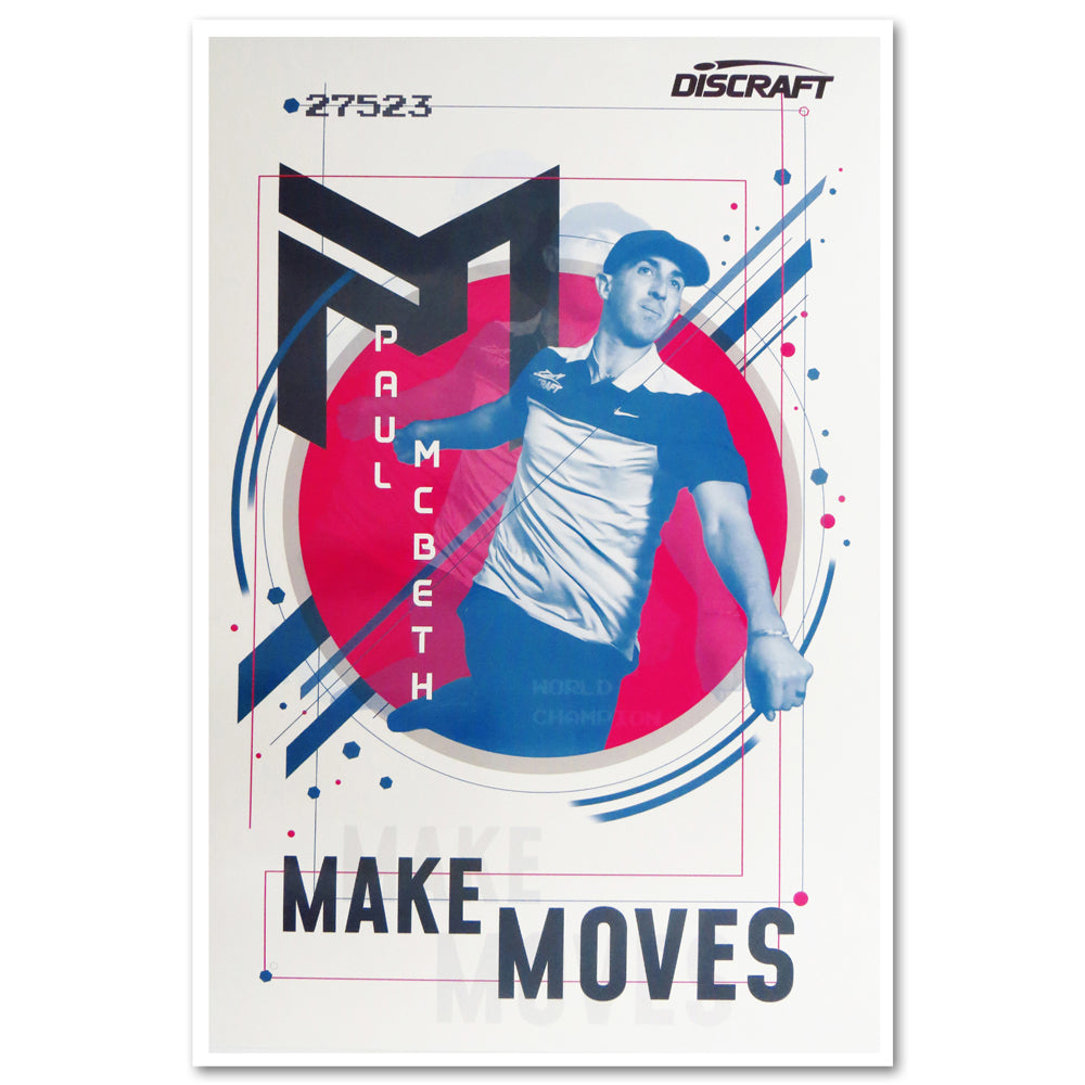 Discraft Paul McBeth - Make Moves Poster