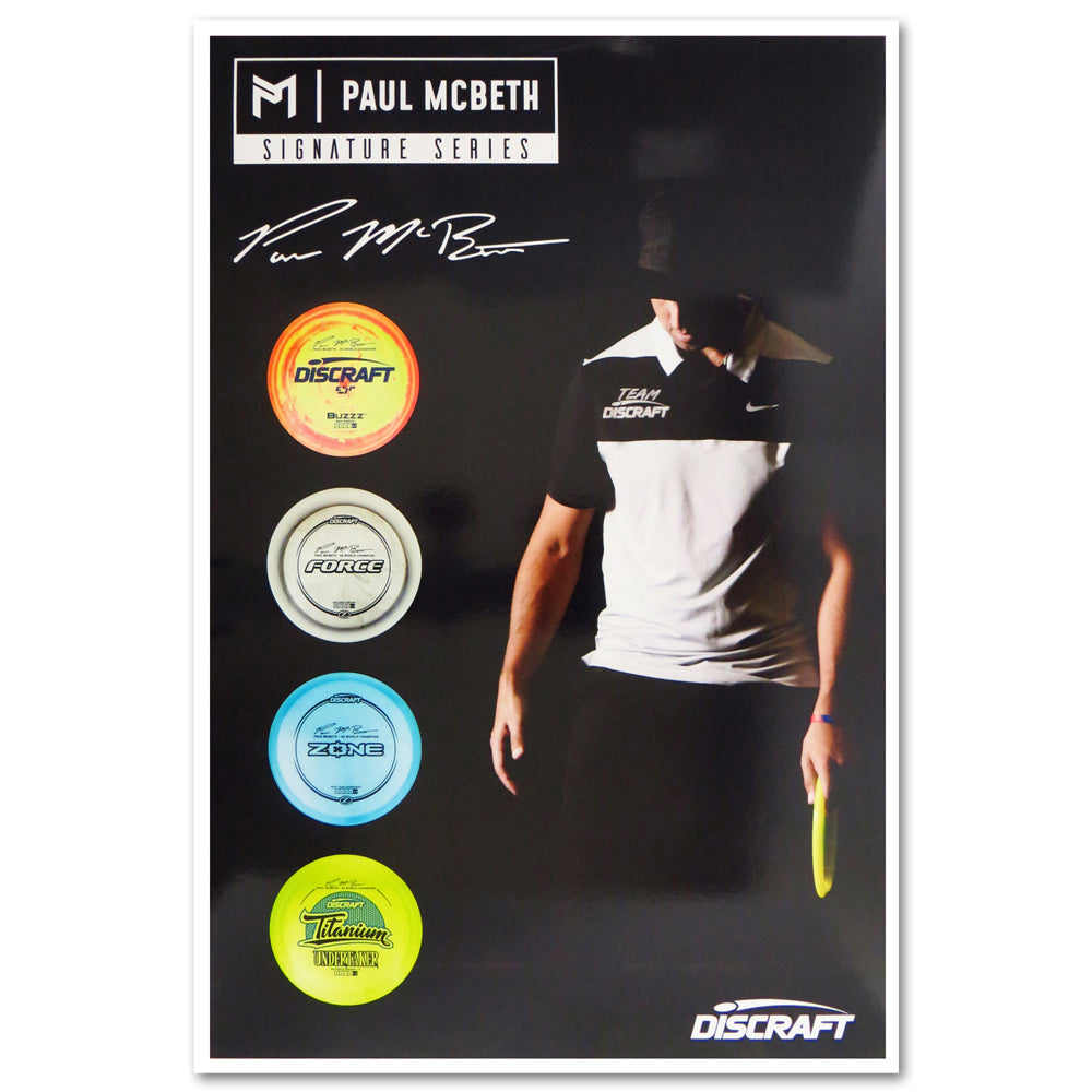 Discraft Paul McBeth Signature Series Poster