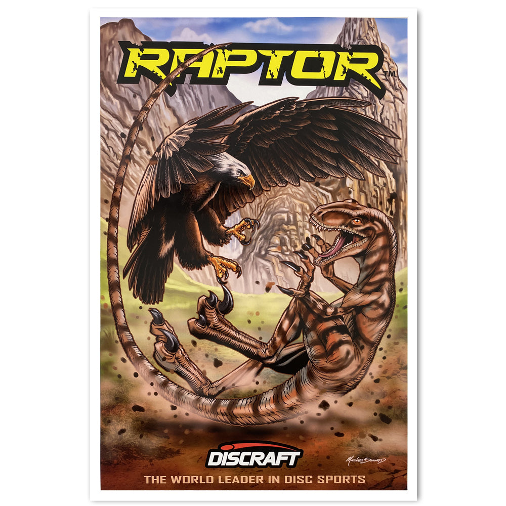 Discraft Raptor Poster