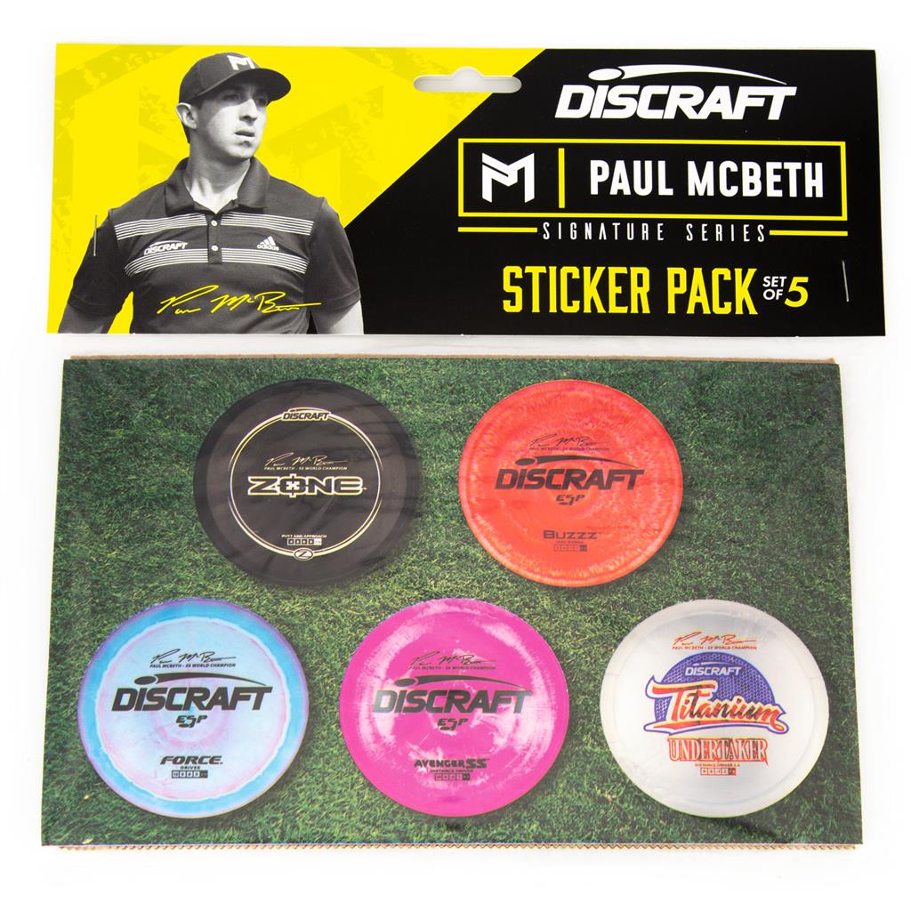 Discraft Paul McBeth Signature Series Sticker Pack