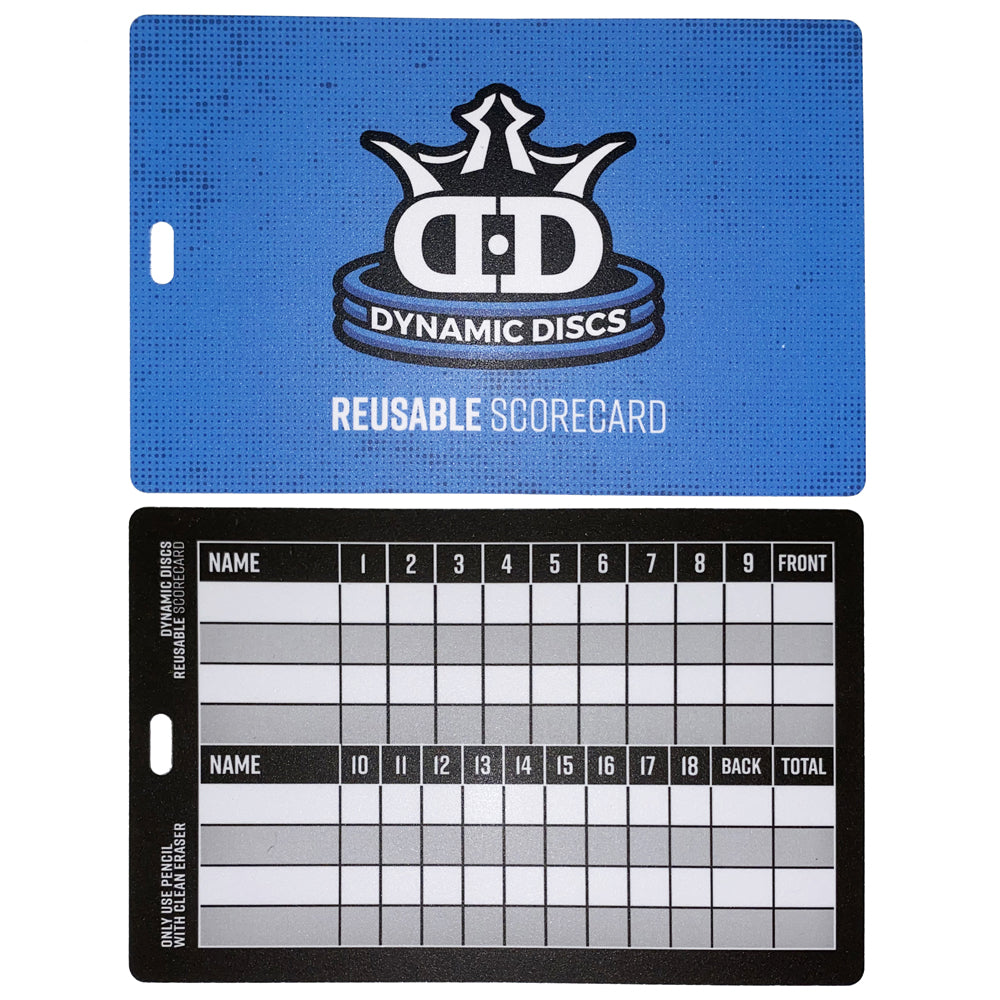 Dynamic Discs Reusable Disc Golf Scorecard