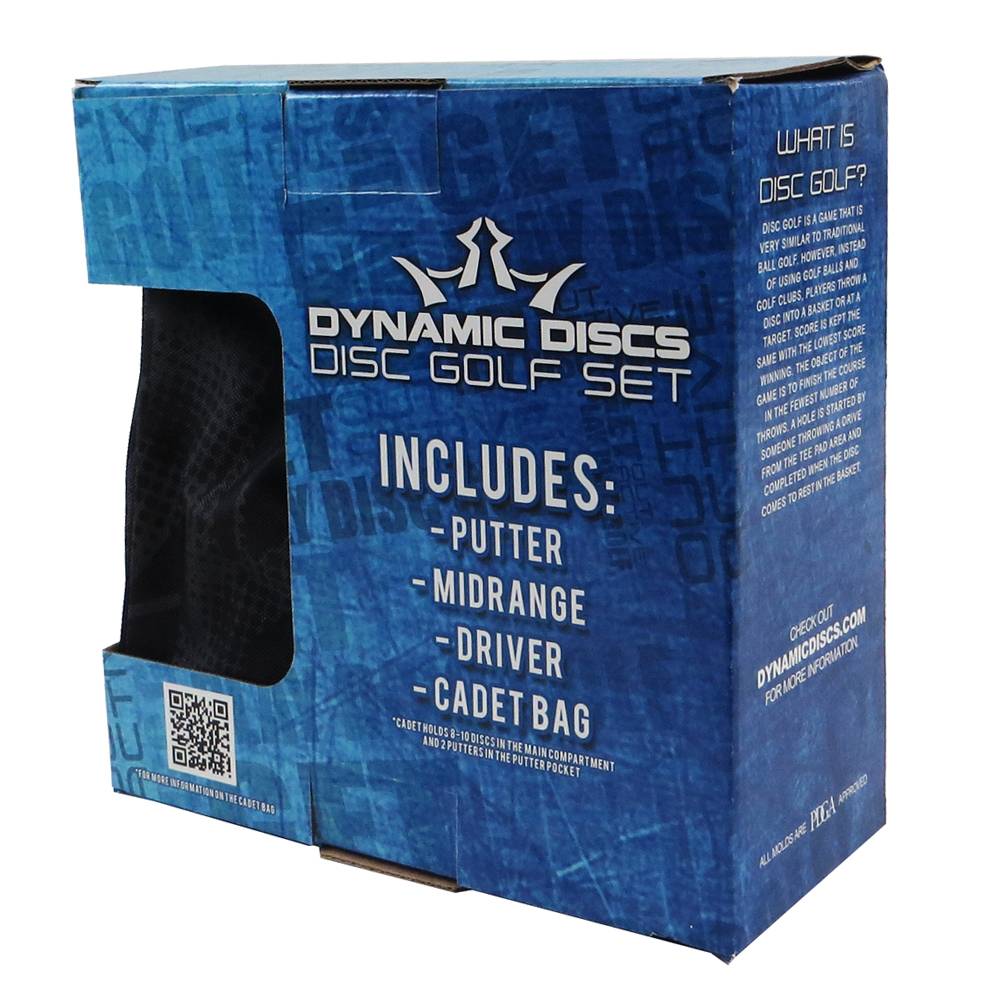 Dynamic Discs 3-Disc and Bag Prime Starter Disc Golf Set