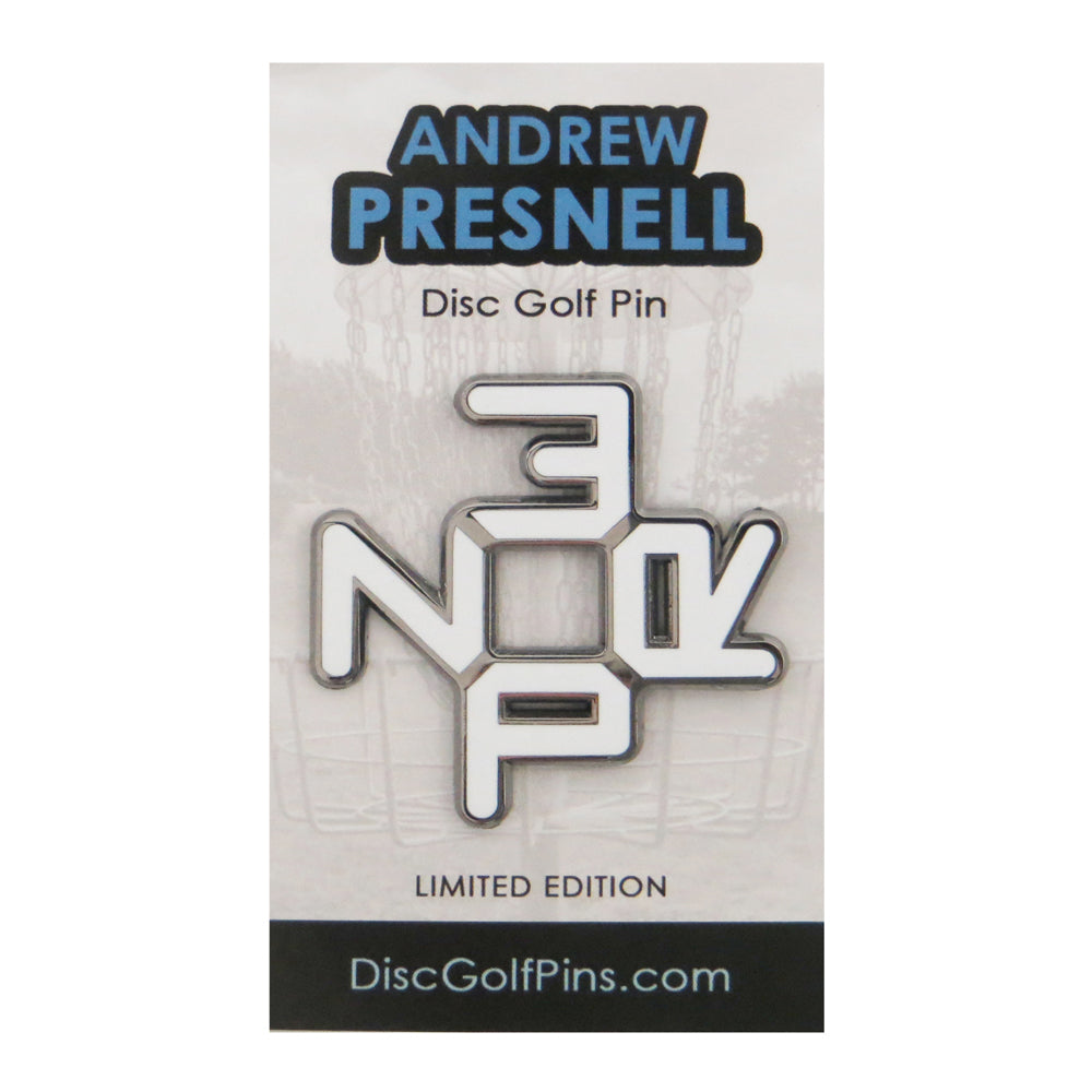Disc Golf Pins Andrew Presnell Series 1 Enamel Disc Golf Pin