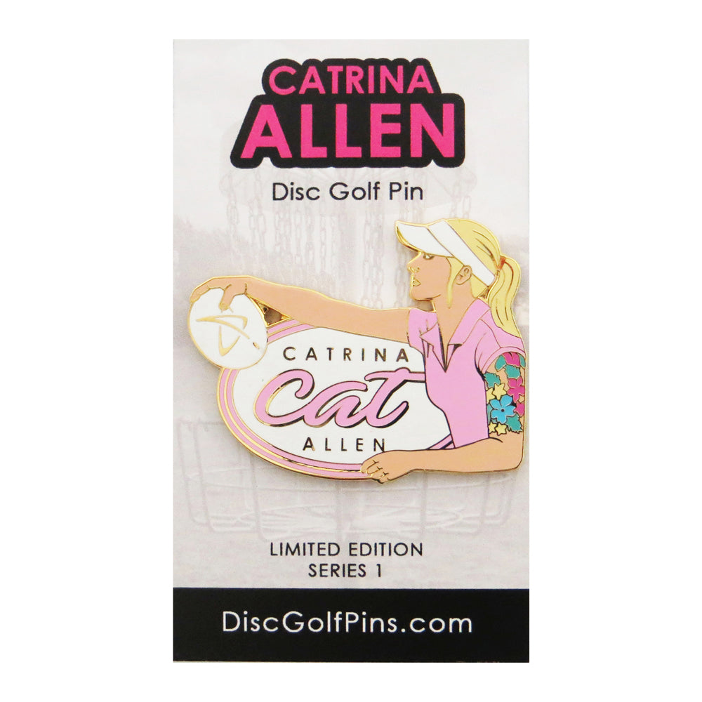 Disc Golf Pins Catrina Allen Series 1 Enamel Disc Golf Pin