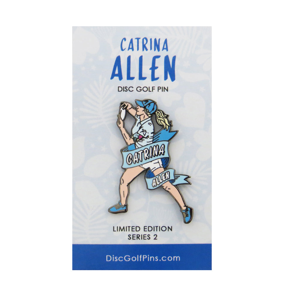 Disc Golf Pins Catrina Allen Series 2 Enamel Disc Golf Pin
