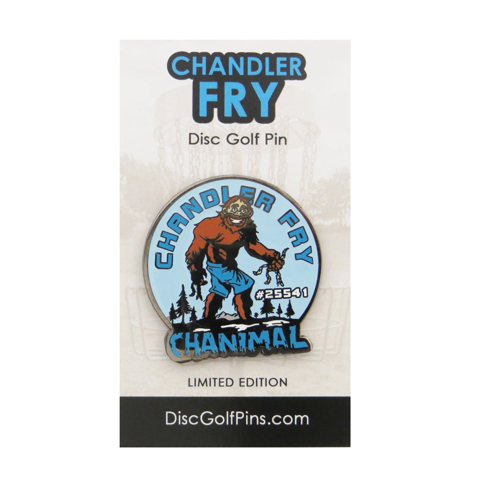 Disc Golf Pins Chandler Fry Series 1 Enamel Disc Golf Pin
