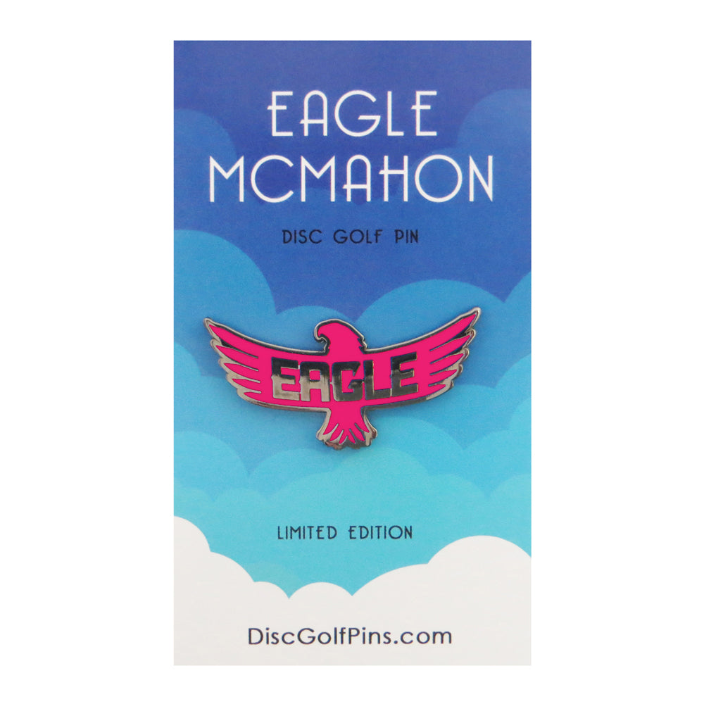 Disc Golf Pins Eagle McMahon Eagle Logo Enamel Disc Golf Pin