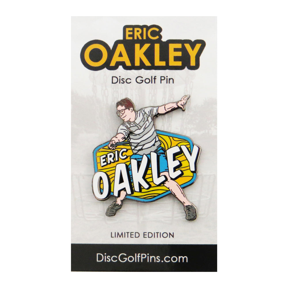 Disc Golf Pins Eric Oakley Series 1 Enamel Disc Golf Pin