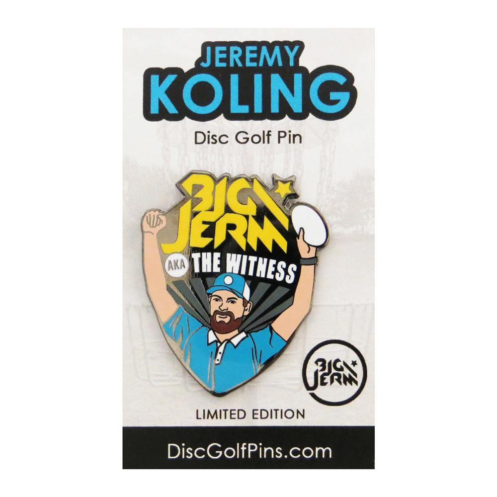 Disc Golf Pins Big Jerm Jeremy Koling Series 1 Enamel Disc Golf Pin
