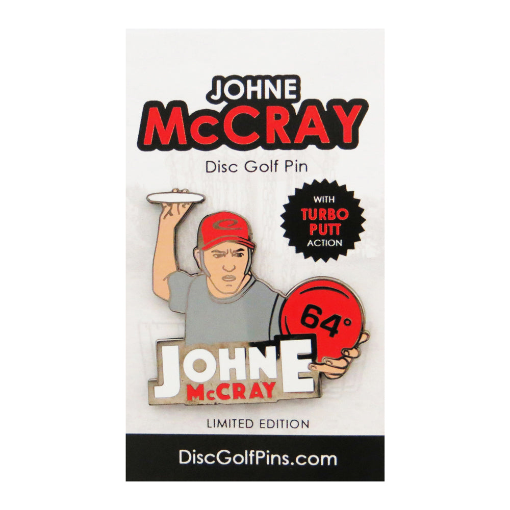 Disc Golf Pins JohnE McCray Series 1 Enamel Disc Golf Pin