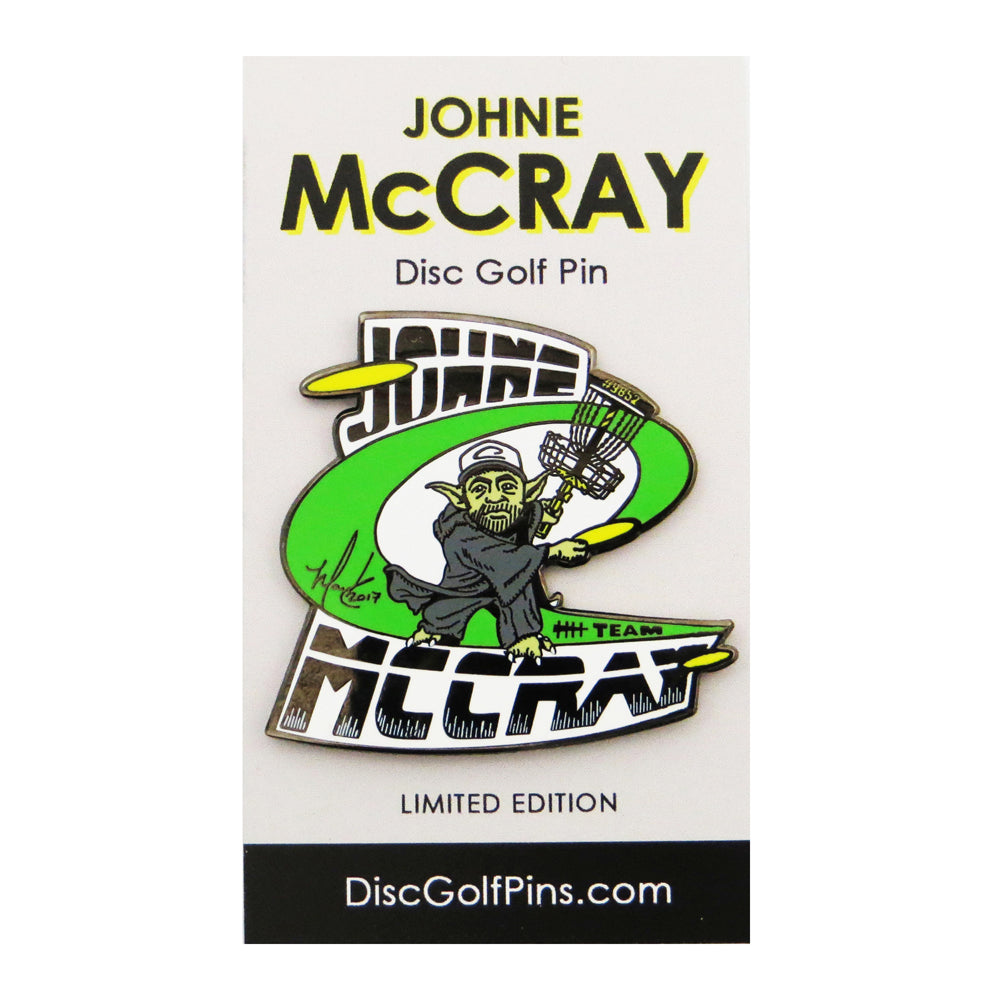 Disc Golf Pins JohnE McCray Series 2 Enamel Disc Golf Pin