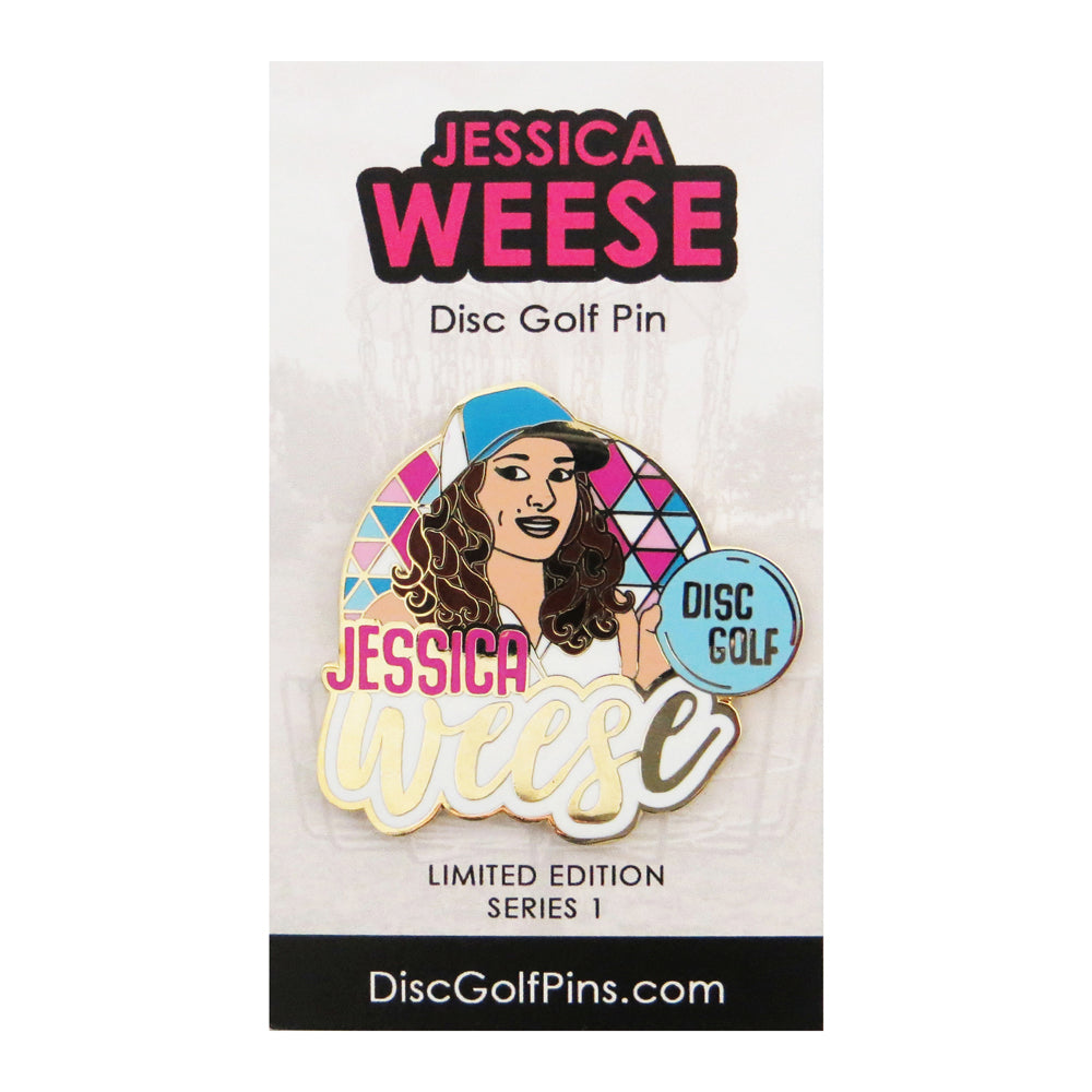 Disc Golf Pins Jessica Weese Series 1 Enamel Disc Golf Pin
