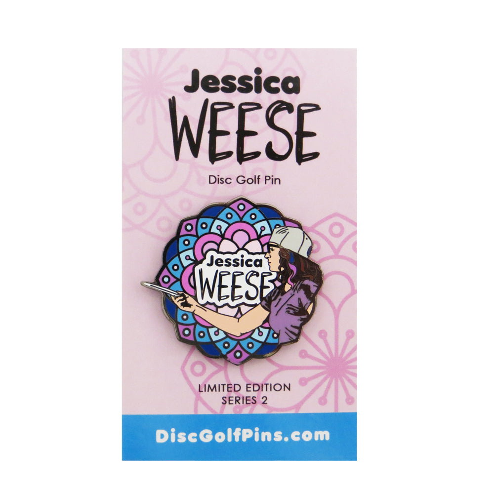 Disc Golf Pins Jessica Weese Series 2 Enamel Disc Golf Pin