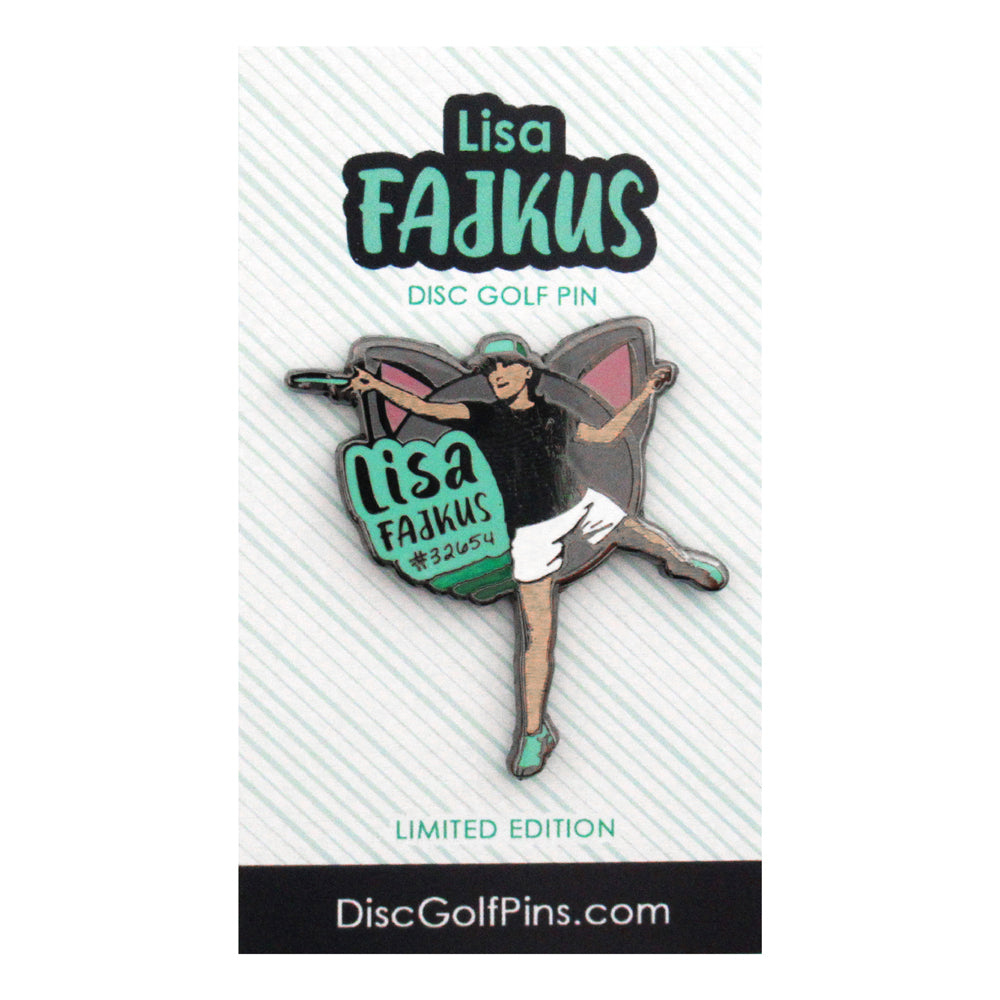 Disc Golf Pins Lisa Fajkus Series 1 Enamel Disc Golf Pin