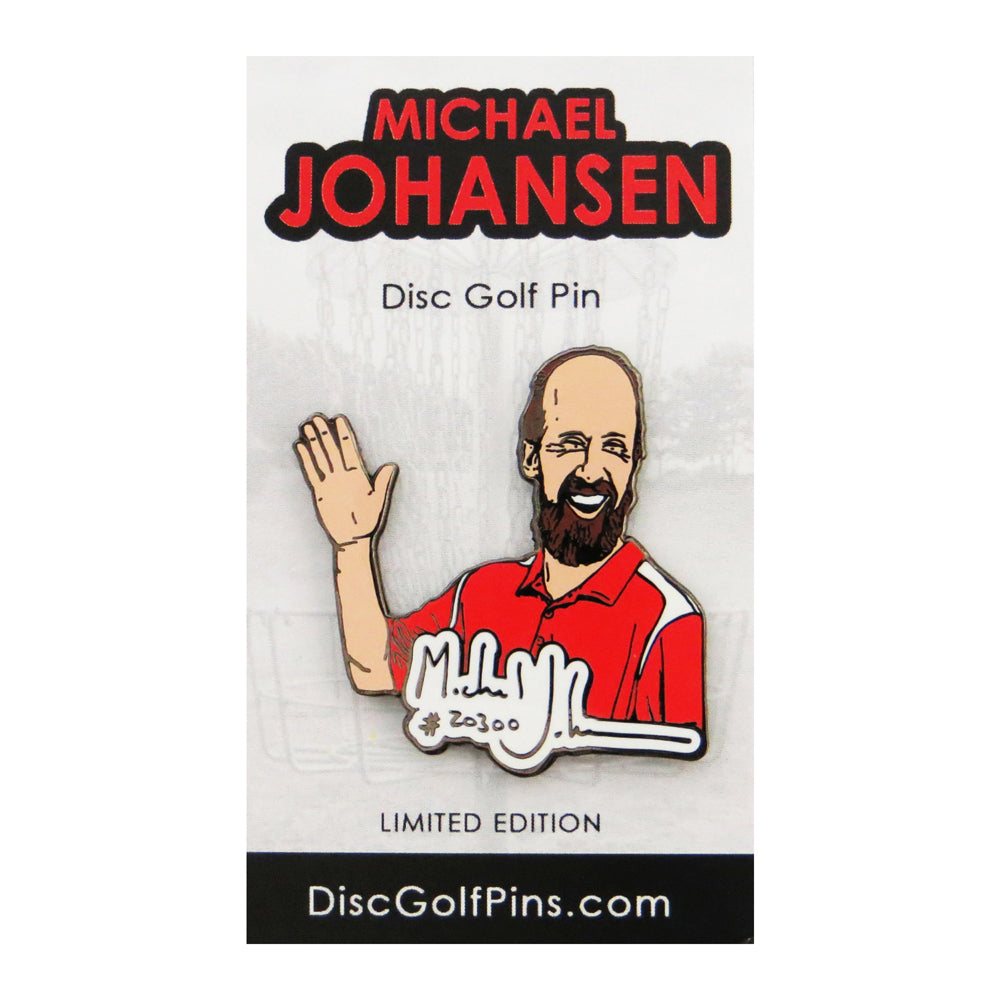 Disc Golf Pins Michael Johansen Series 1 Enamel Disc Golf Pin