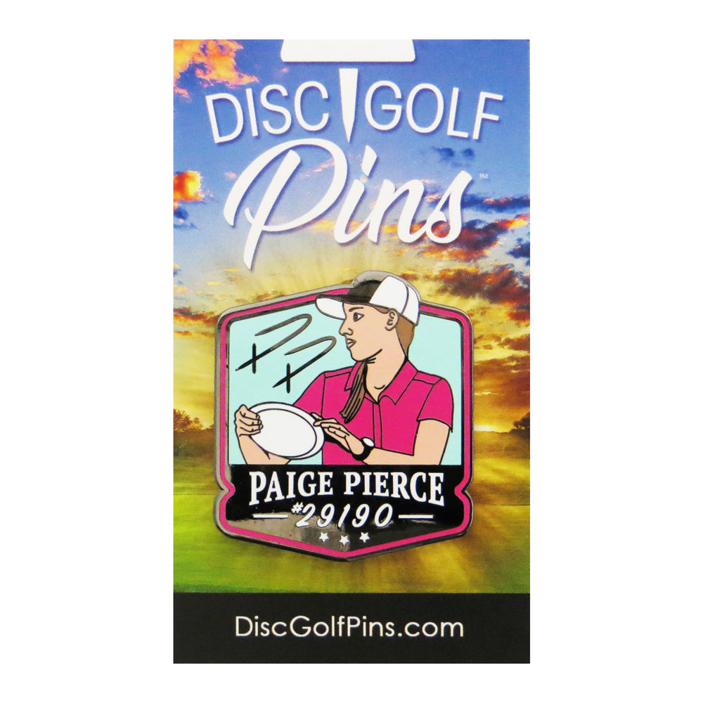 Disc Golf Pins Paige Pierce Series 1 Enamel Disc Golf Pin