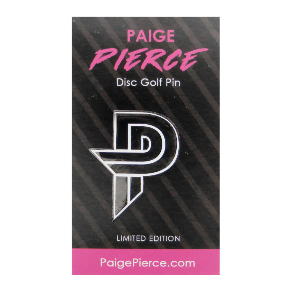 Disc Golf Pins Paige Pierce PP Logo Enamel Disc Golf Pin