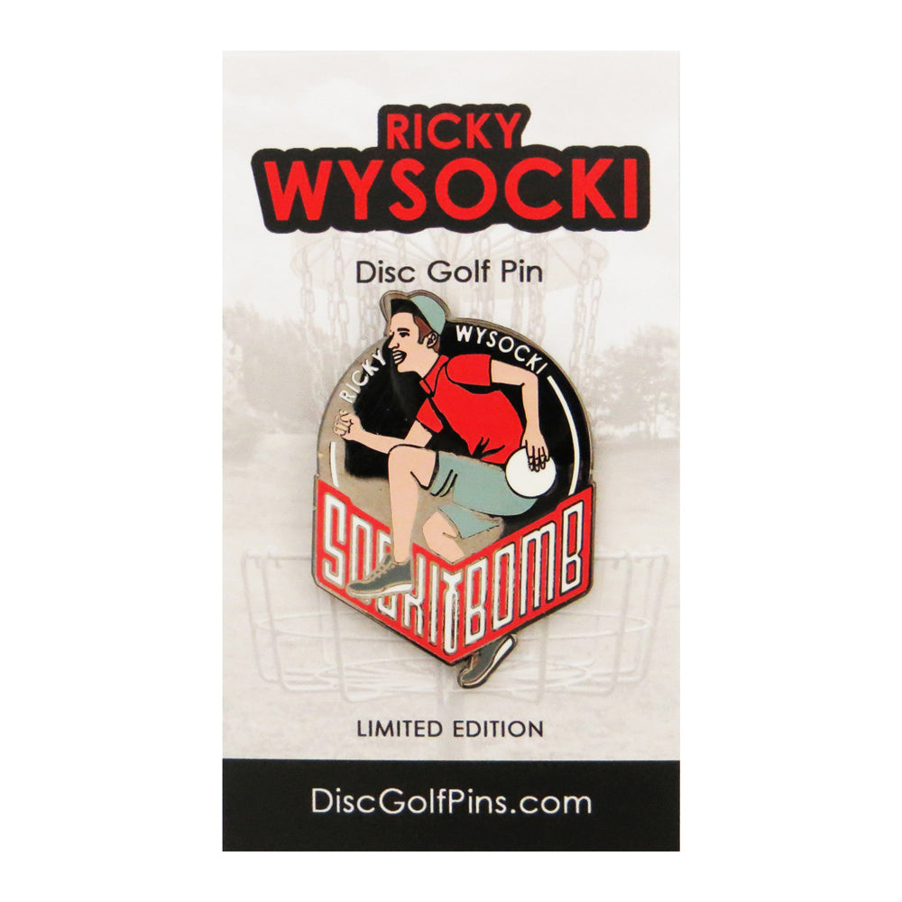 Disc Golf Pins Ricky Wysocki Series 1 Enamel Disc Golf Pin