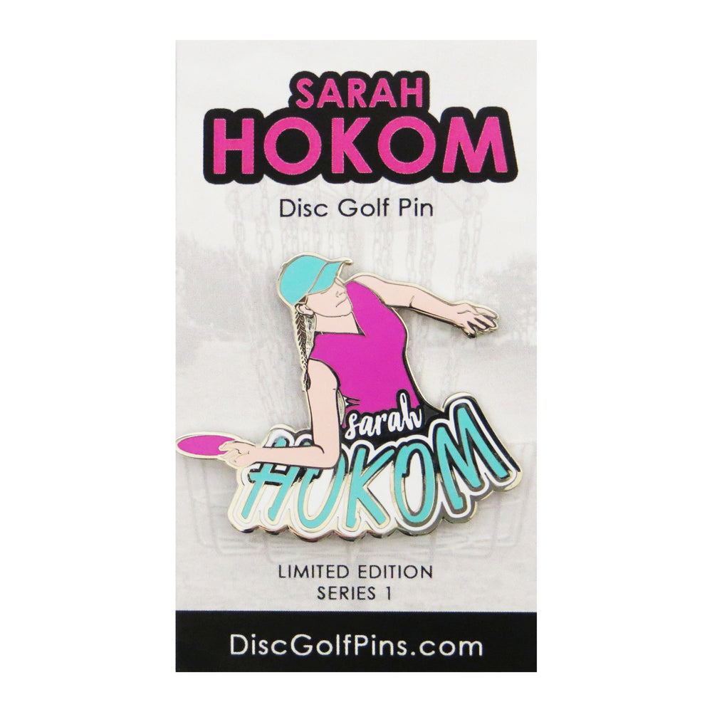 Disc Golf Pins Sarah Hokom Series 1 Enamel Disc Golf Pin