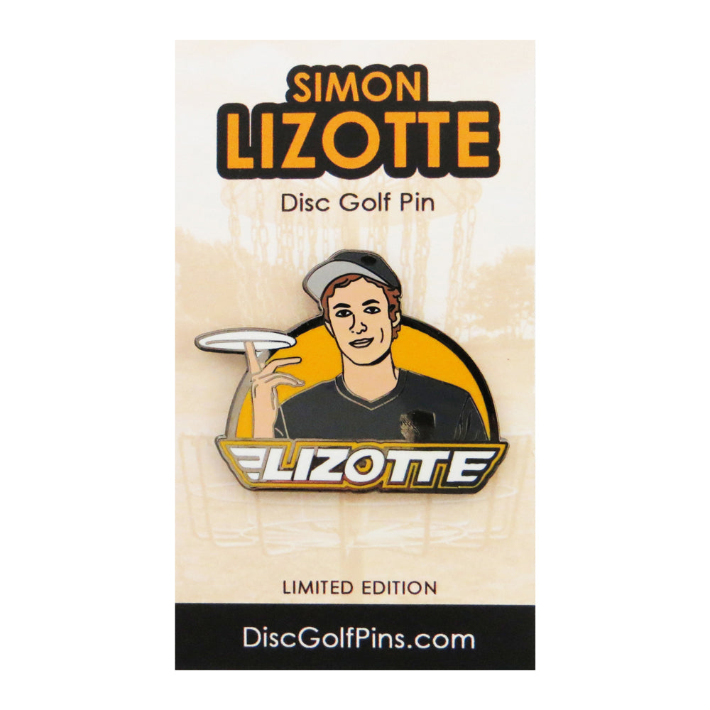 Disc Golf Pins Simon Lizotte Series 1 Enamel Disc Golf Pin