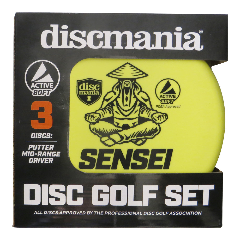 Discmania Active Line Soft 3-Disc Beginner Disc Golf Set