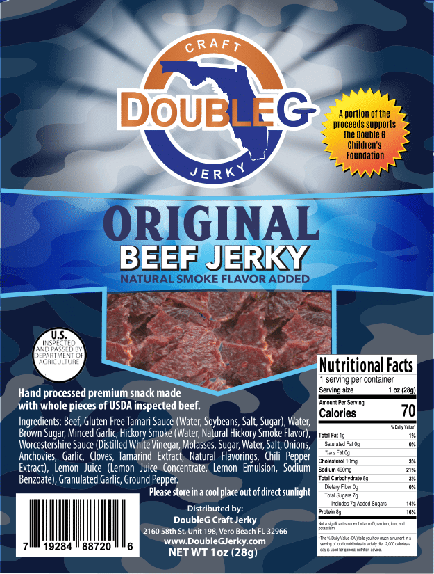 Double G Craft Beef Jerky - Original