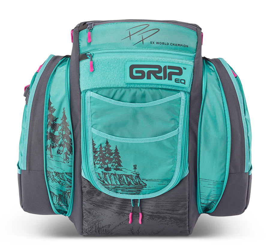 GripEQ Paige Pierce BX3 Signature Series Backpack Disc Golf Bag