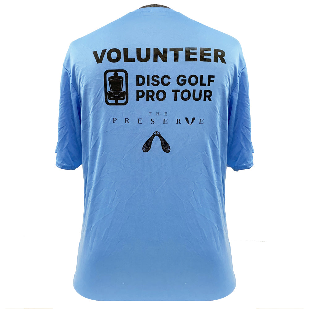 Gotta Go Gotta Throw 2023 Preserve Championship Volunteer Short Sleeve Disc Golf T-Shirt
