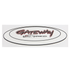 Gateway Disc Sports Black/White/Red Oval Logo Sticker
