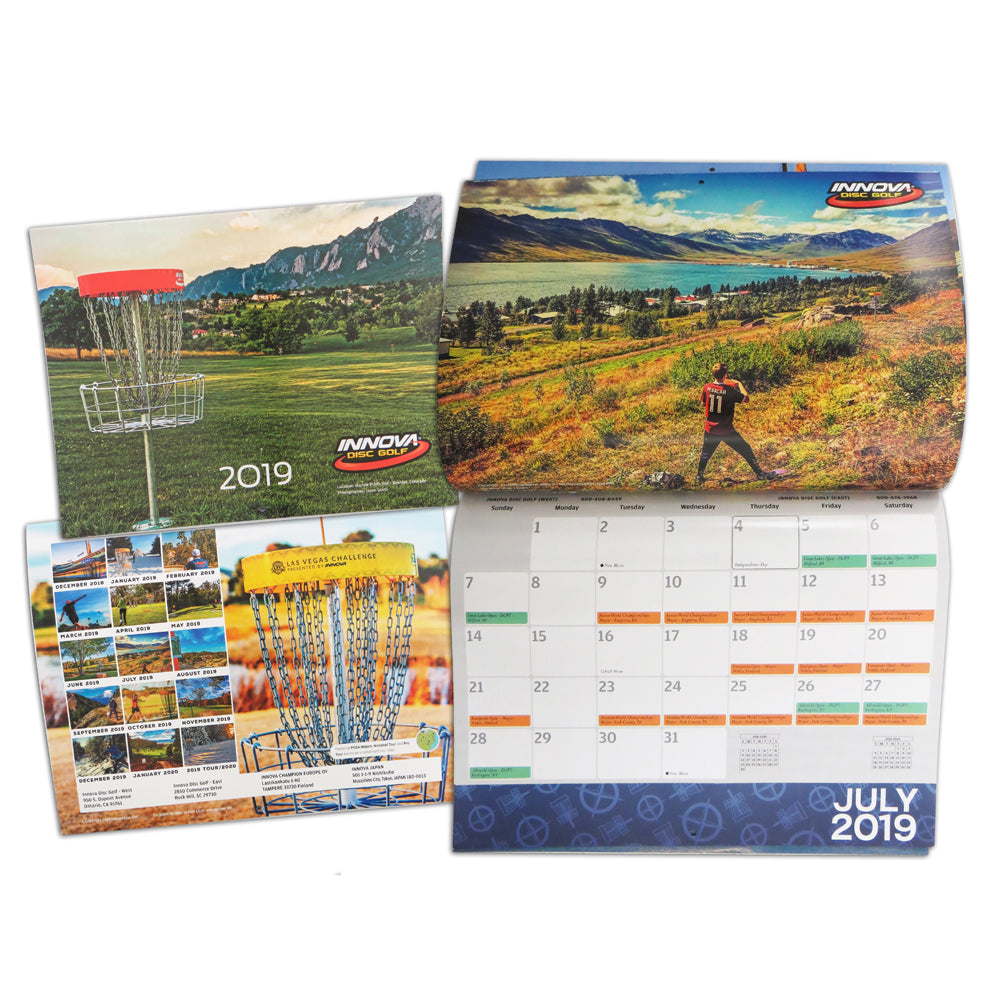 Innova 2019 Disc Golf Calendar