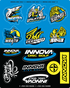 Innova Disc Golf Mako3 / Valkyrie / Leopard3 Sticker Sheet