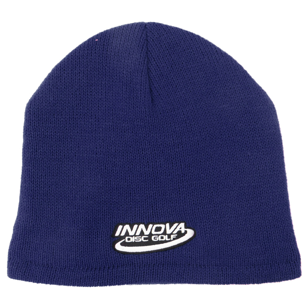 Innova Logo Solid Fleece Lined Knit Beanie Winter Disc Golf Hat
