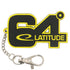 Latitude 64 Degrees Logo Key Chain
