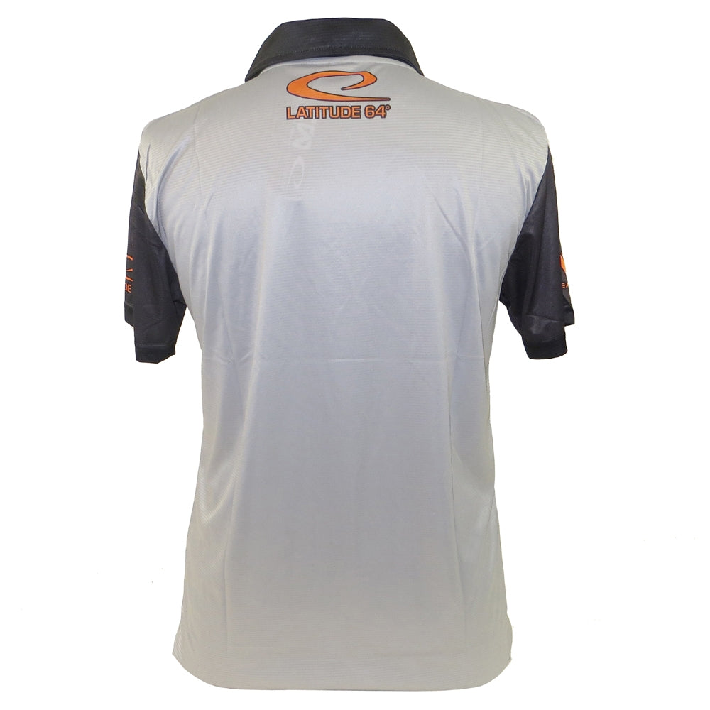 Latitude 64 Accent Sublimated Short Sleeve Performance Disc Golf Polo Shirt
