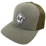 Millennium Golf Discs M Badge Logo Unipanel Trucker Flexfit Mesh Disc Golf Hat